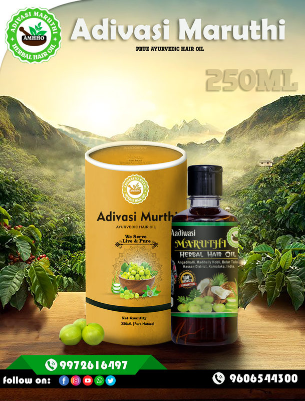 Adivasi Hakki Pikki Herbal Hair Oil