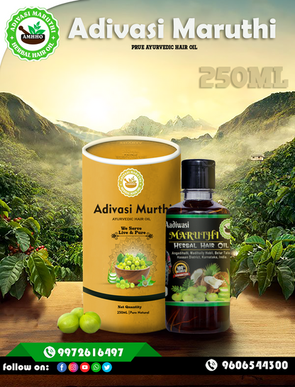 Adivasi Hakki Pikki Herbal Hair Oil
