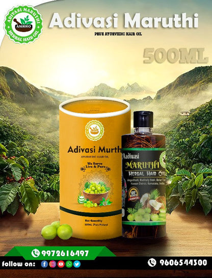 Adivasi Hakki Pikki Herbal Hair Oil