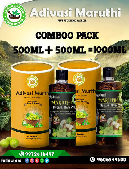 Adivasi Hakki Pikki Herbal Hair Oil